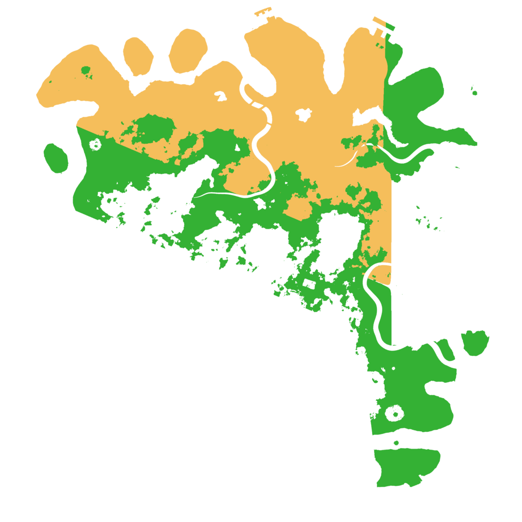 Biome Rust Map: Procedural Map, Size: 4500, Seed: 184979050