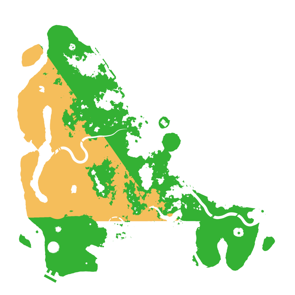 Biome Rust Map: Procedural Map, Size: 4500, Seed: 82960349