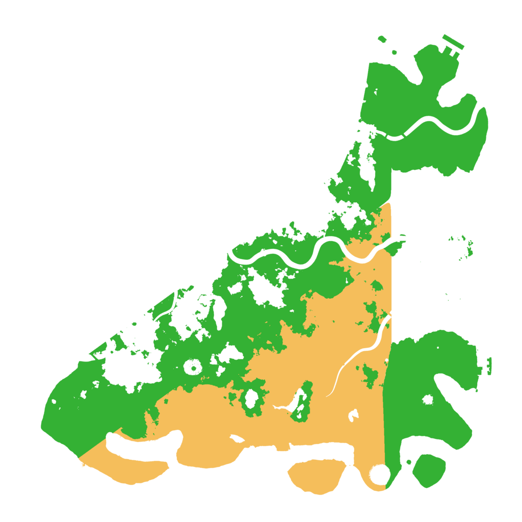 Biome Rust Map: Procedural Map, Size: 4500, Seed: 658