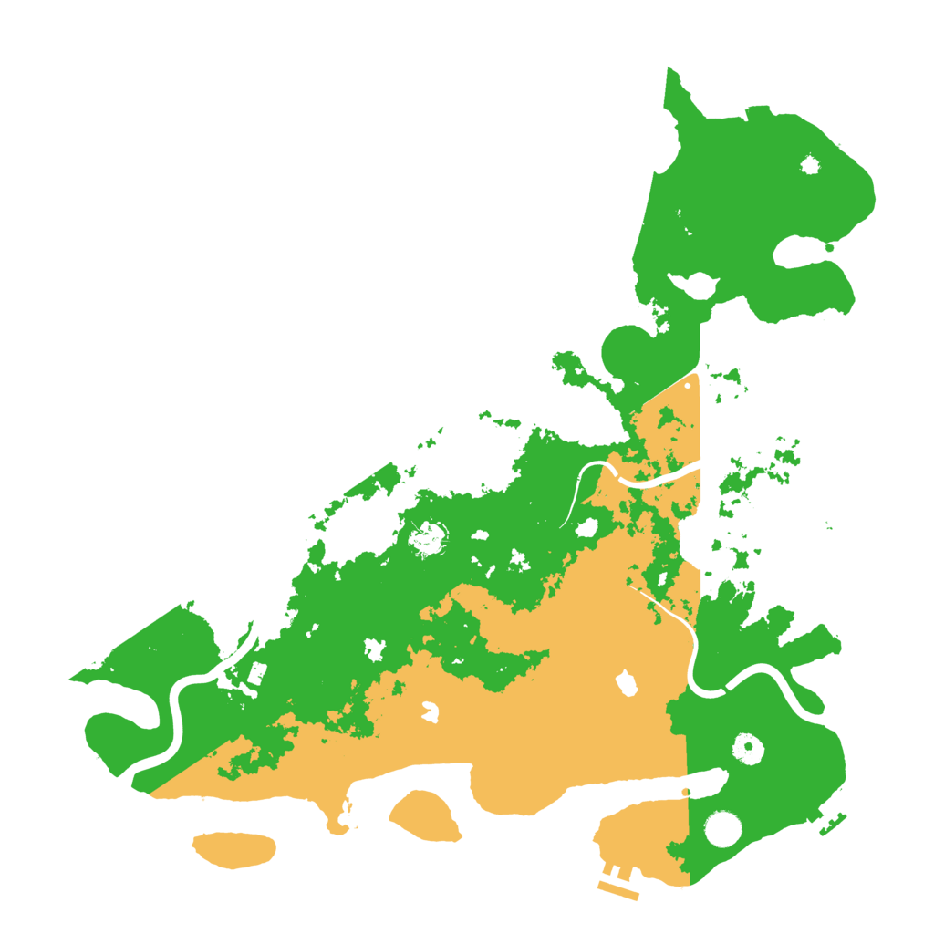 Biome Rust Map: Procedural Map, Size: 4500, Seed: 282694068