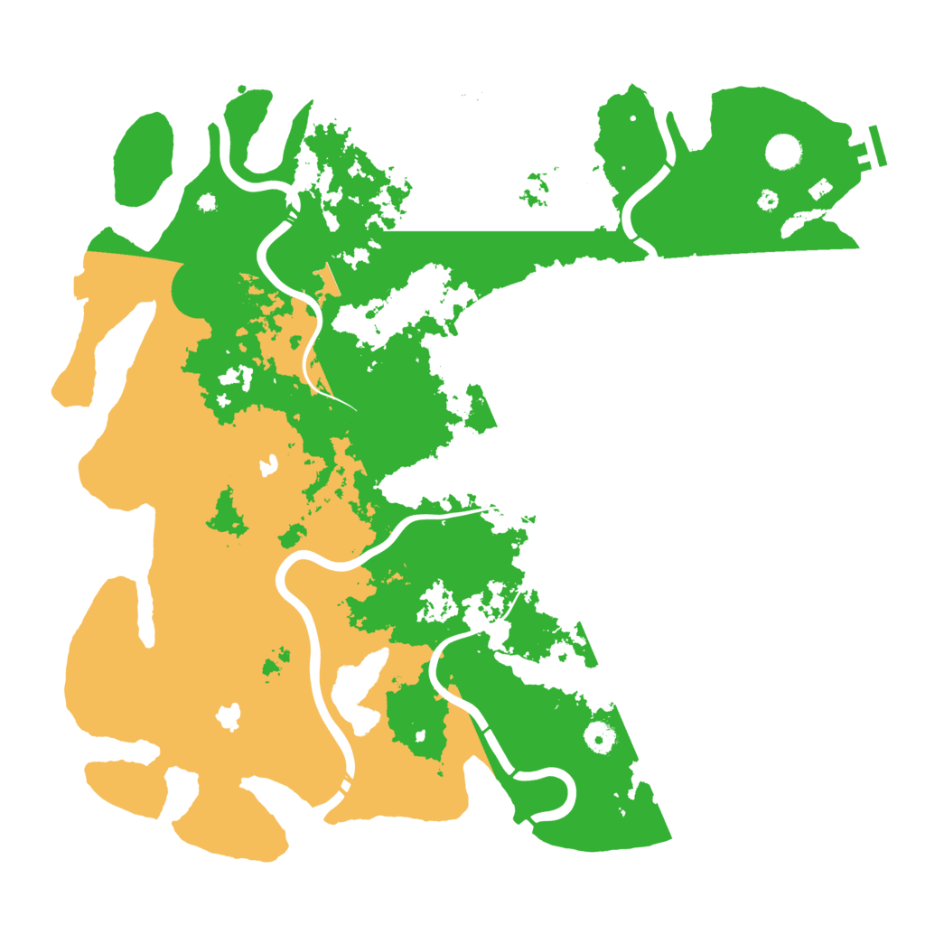 Biome Rust Map: Procedural Map, Size: 4500, Seed: 881465389