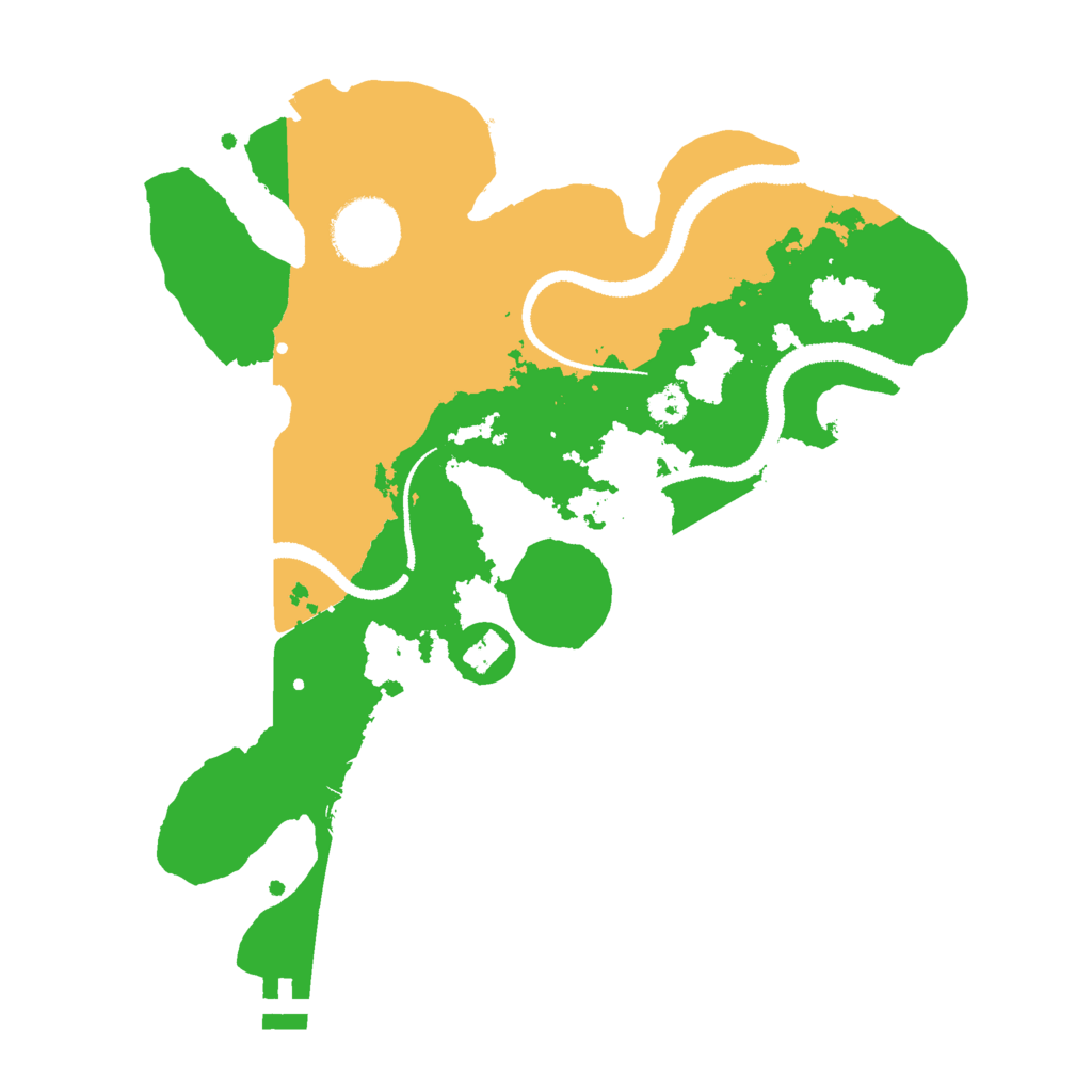 Biome Rust Map: Procedural Map, Size: 2800, Seed: 676708397