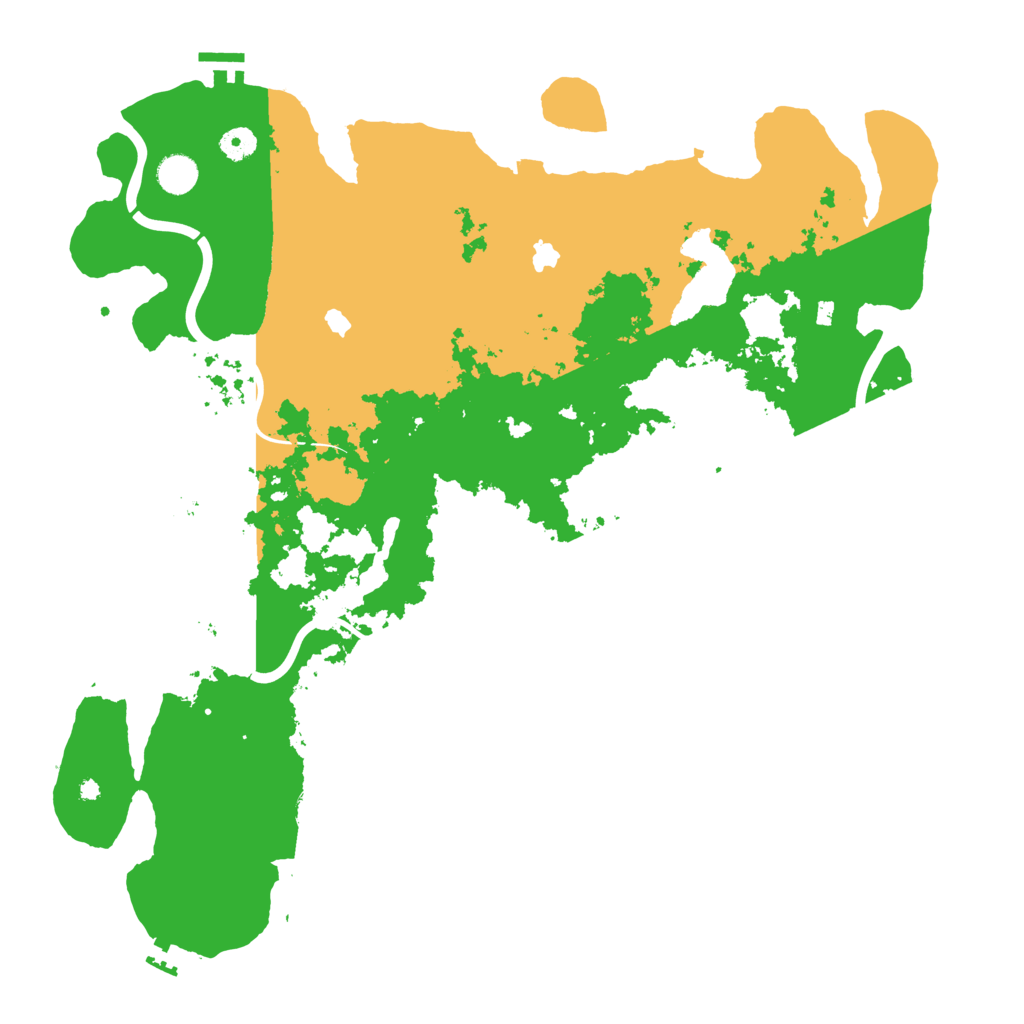 Biome Rust Map: Procedural Map, Size: 4500, Seed: 1338067299