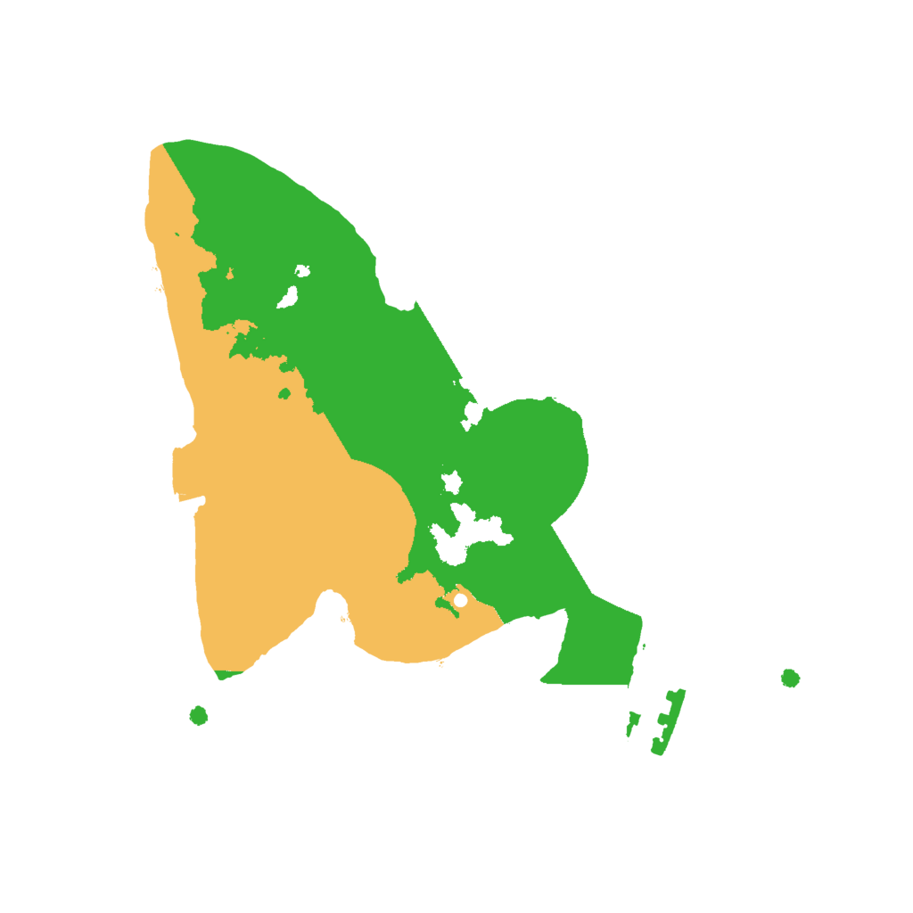 Biome Rust Map: Procedural Map, Size: 2000, Seed: 1992211297