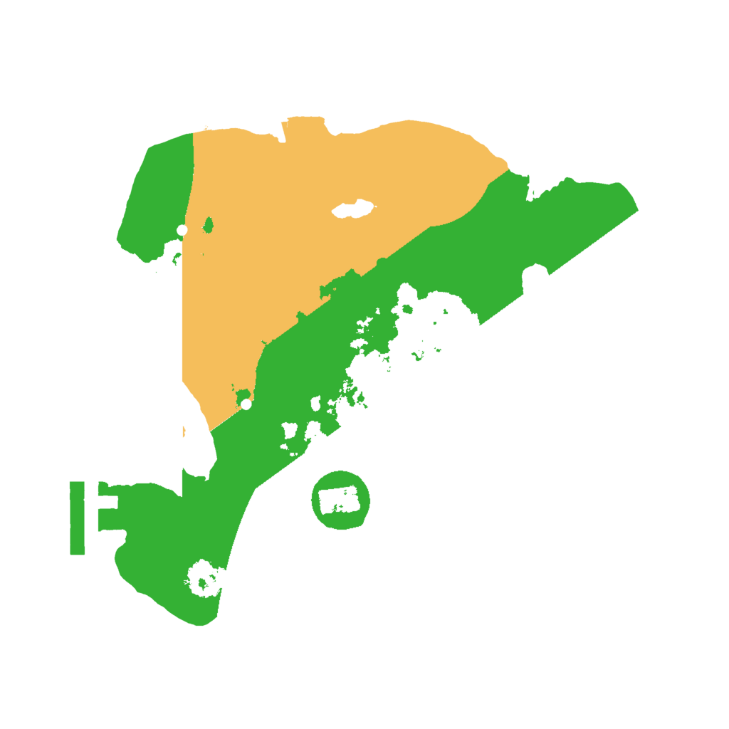 Biome Rust Map: Procedural Map, Size: 2000, Seed: 2064209692