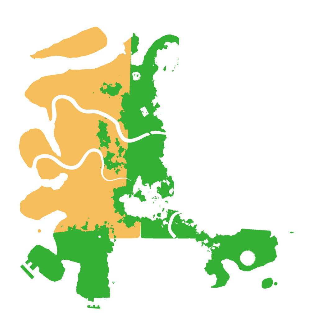 Biome Rust Map: Procedural Map, Size: 3750, Seed: 111111111