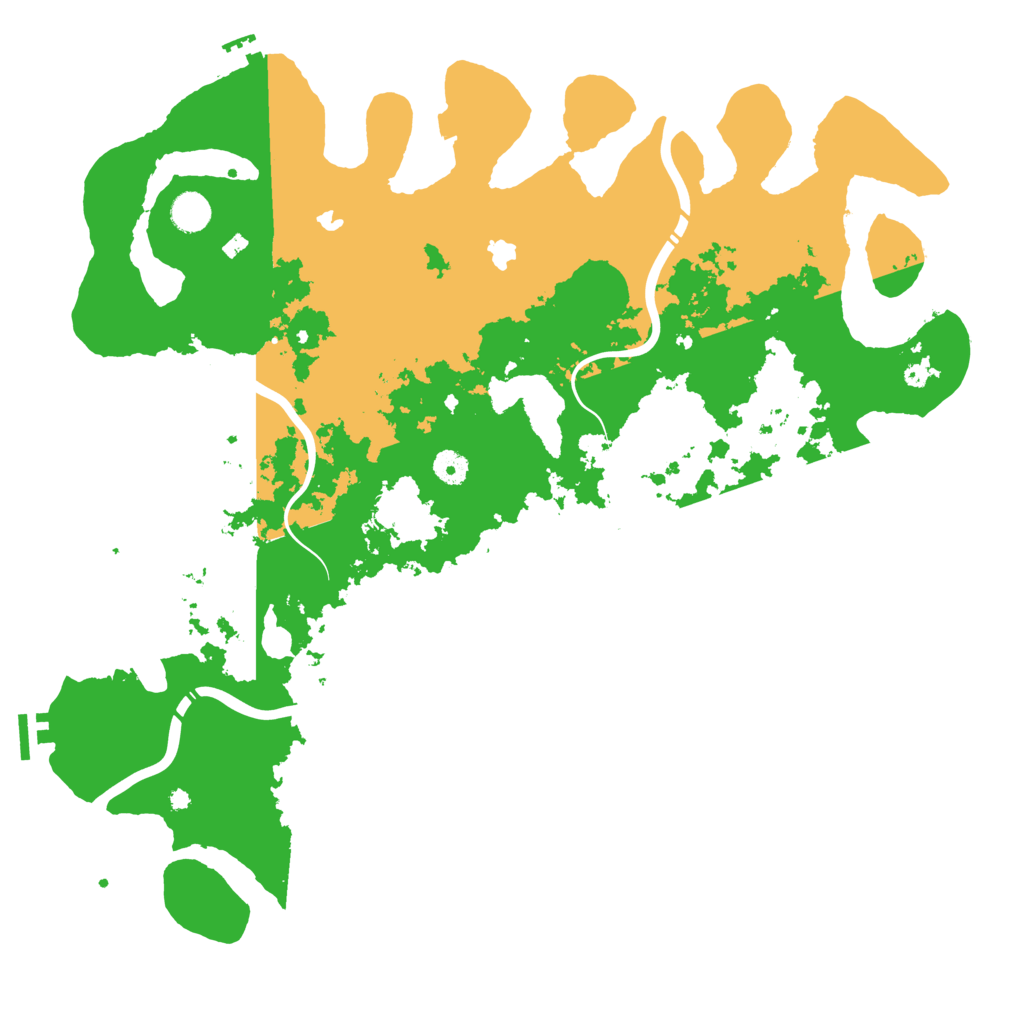 Biome Rust Map: Procedural Map, Size: 4500, Seed: 1068148748