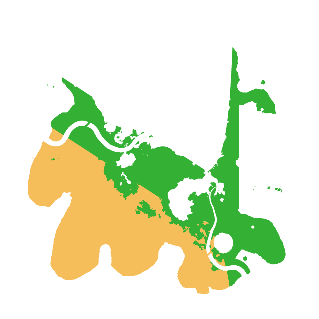 Biome Rust Map: Procedural Map, Size: 3000, Seed: 57648
