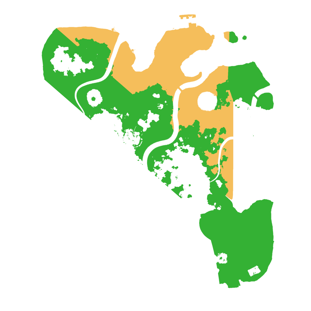 Biome Rust Map: Procedural Map, Size: 2912, Seed: 6000