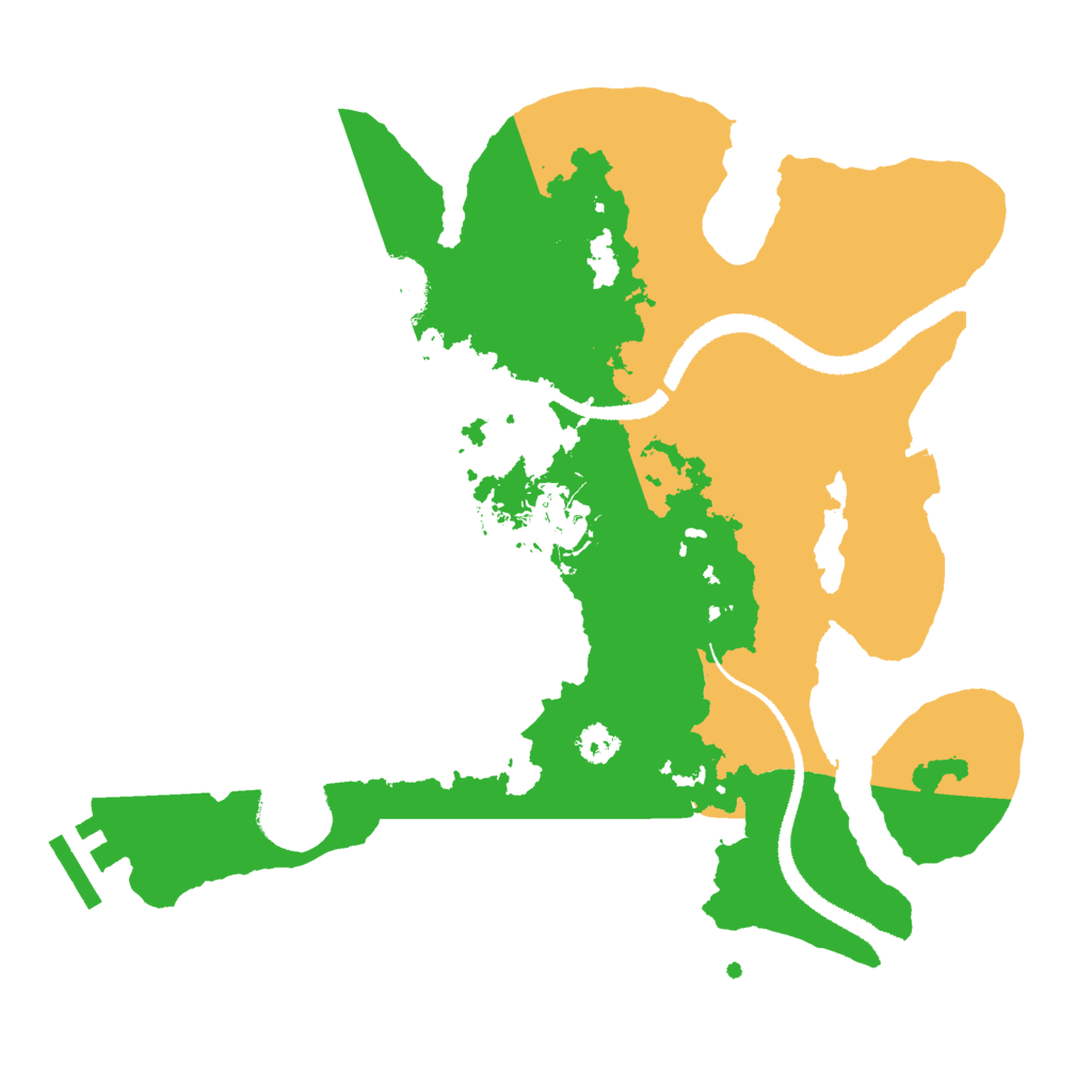 Biome Rust Map: Procedural Map, Size: 2800, Seed: 37708