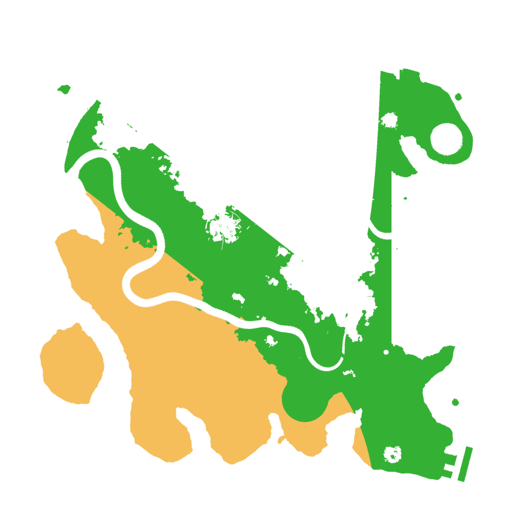 Biome Rust Map: Procedural Map, Size: 3000, Seed: 30921783