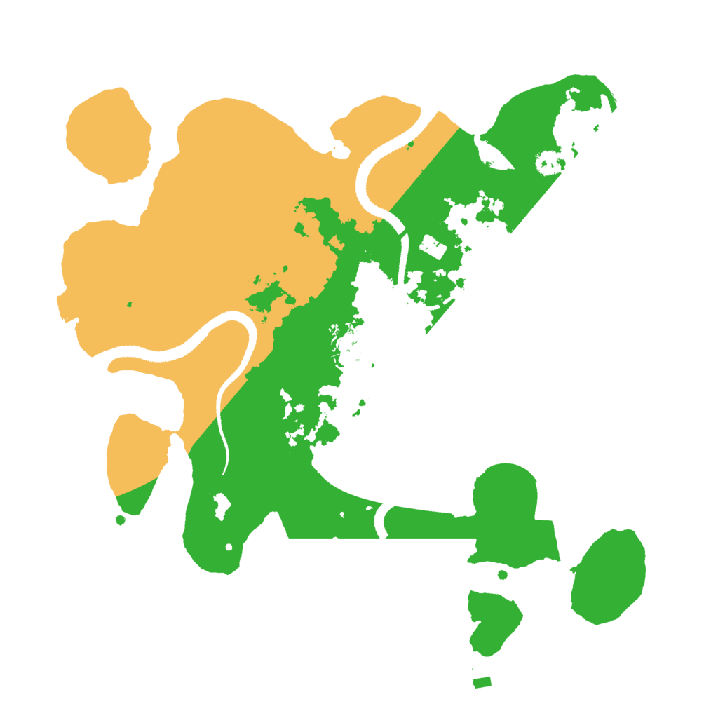 Biome Rust Map: Procedural Map, Size: 3000, Seed: 2081377464