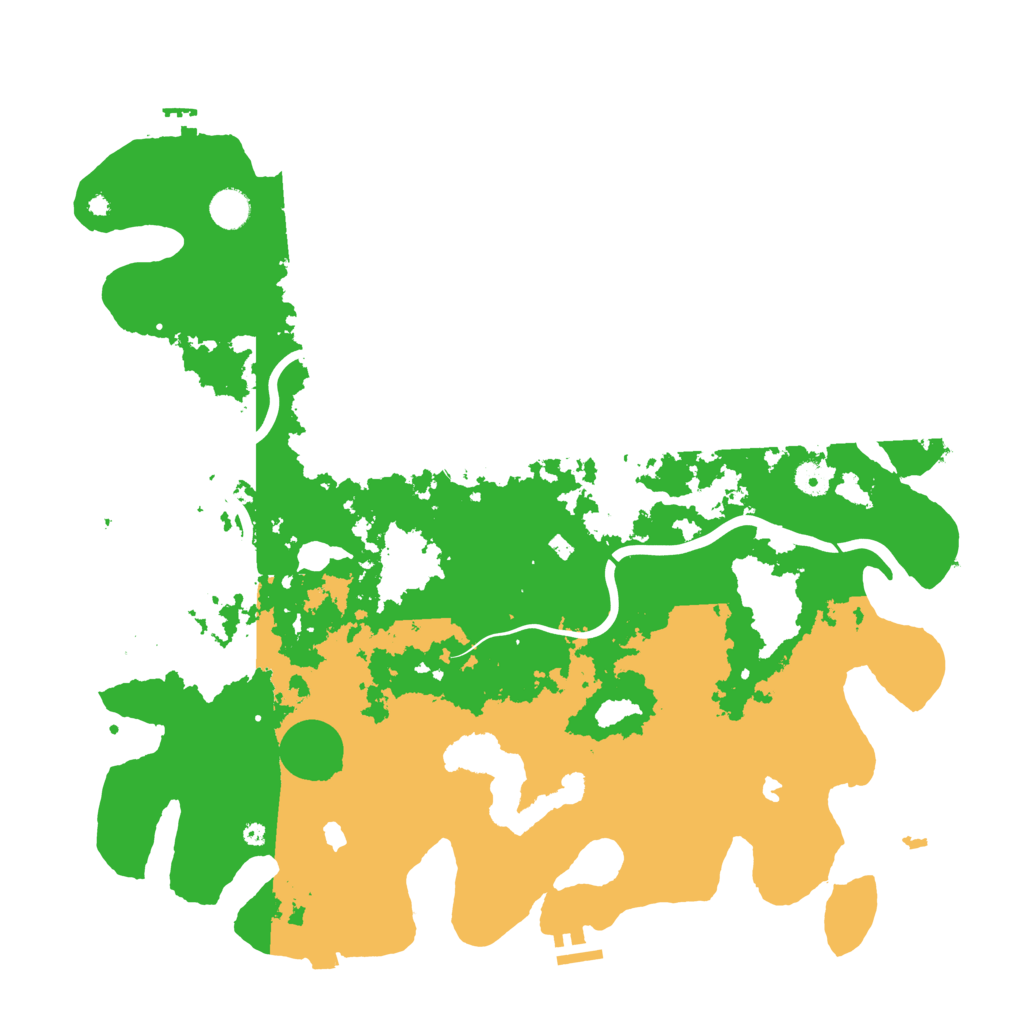Biome Rust Map: Procedural Map, Size: 4500, Seed: 2009825536