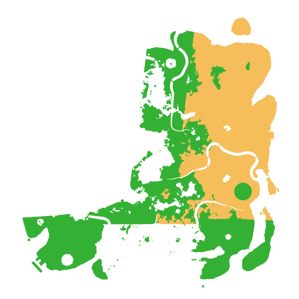 Biome Rust Map: Procedural Map, Size: 4500, Seed: 1938734369
