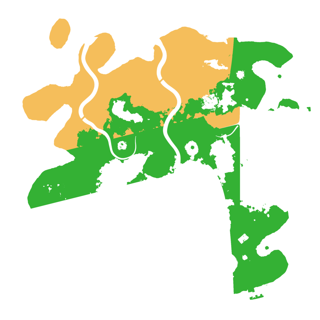 Biome Rust Map: Procedural Map, Size: 3500, Seed: 2128824488