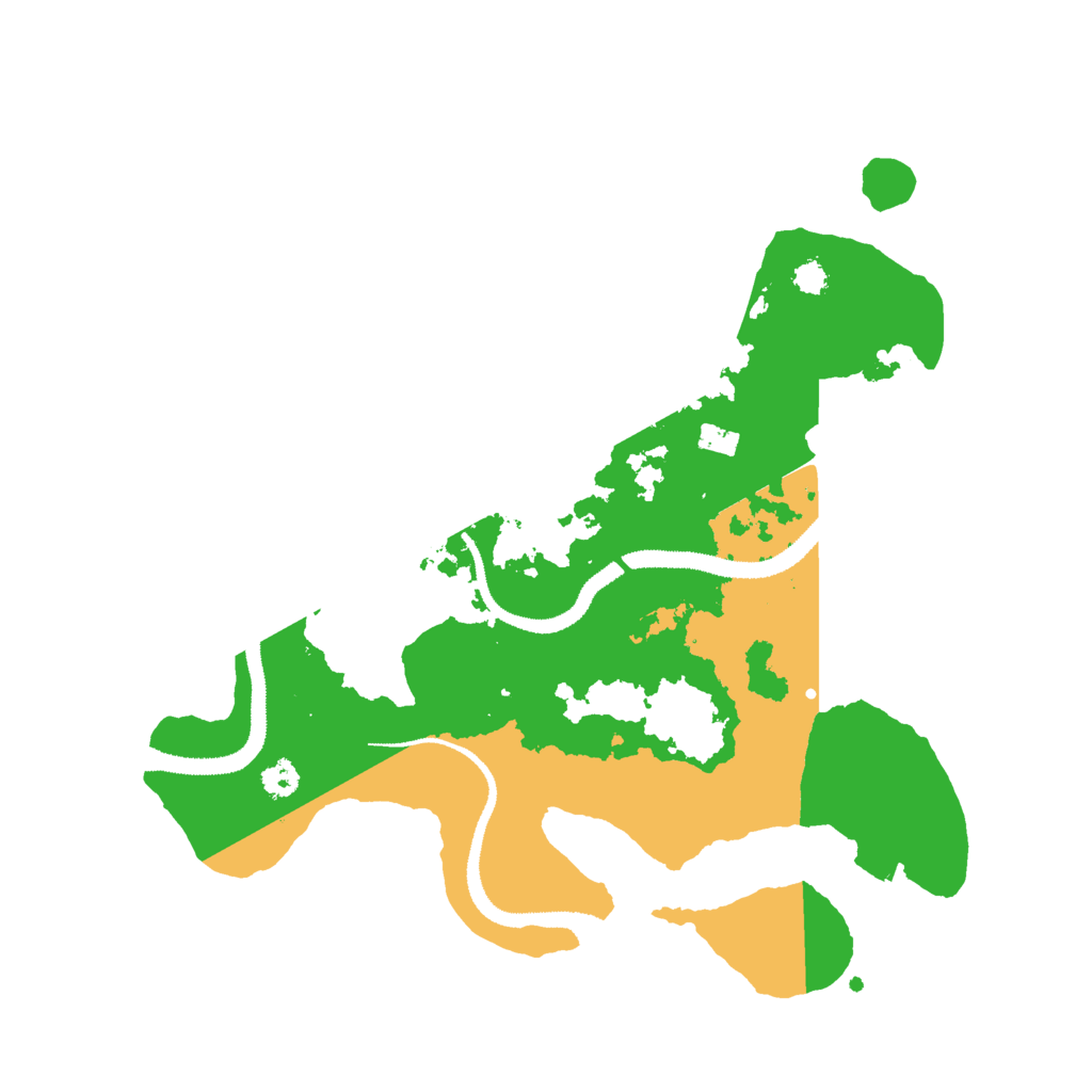 Biome Rust Map: Procedural Map, Size: 3000, Seed: 26127