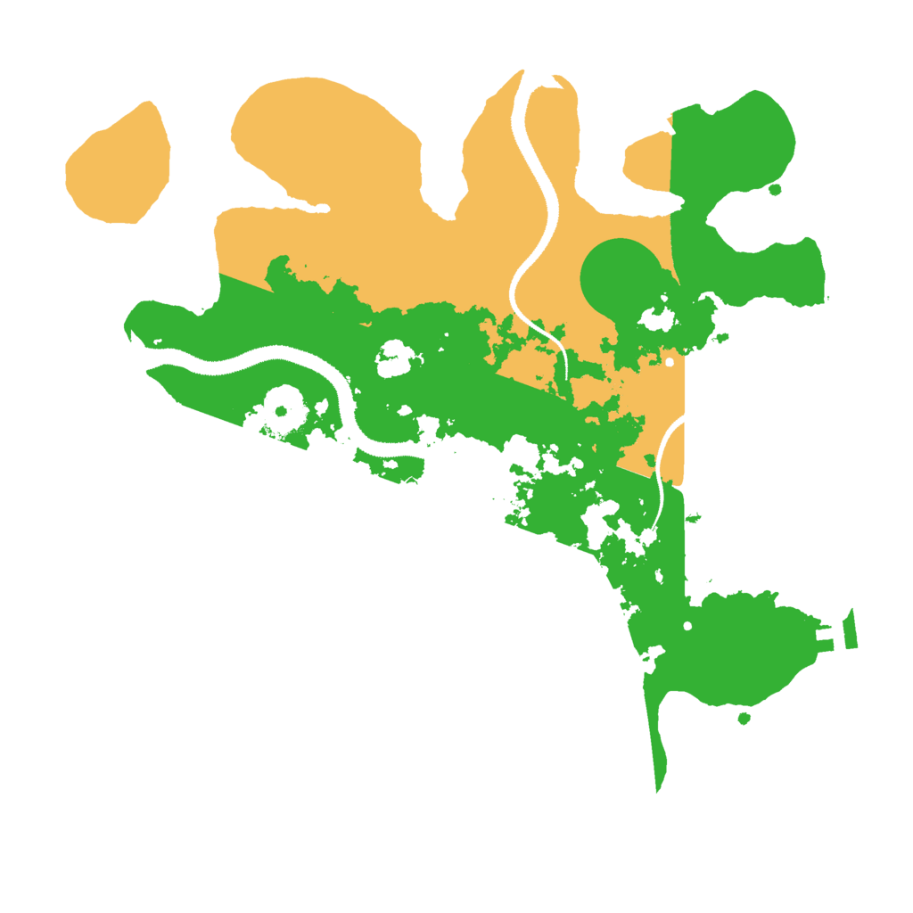 Biome Rust Map: Procedural Map, Size: 3000, Seed: 1944827807