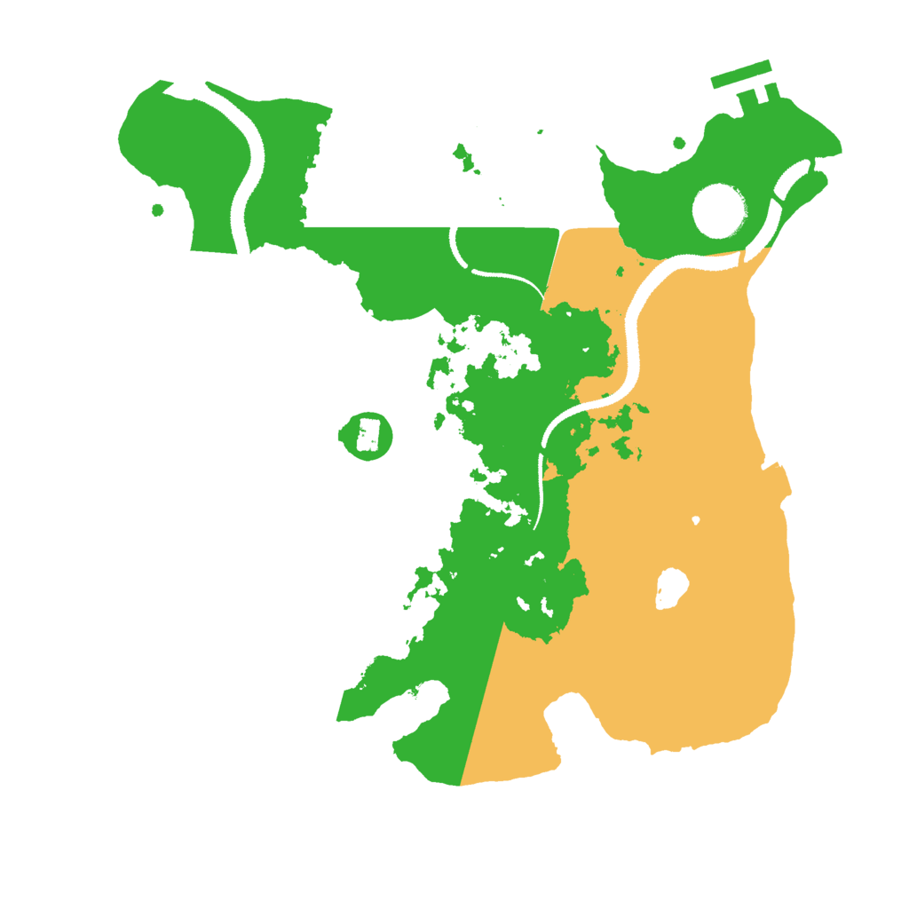 Biome Rust Map: Procedural Map, Size: 3000, Seed: 1945273136