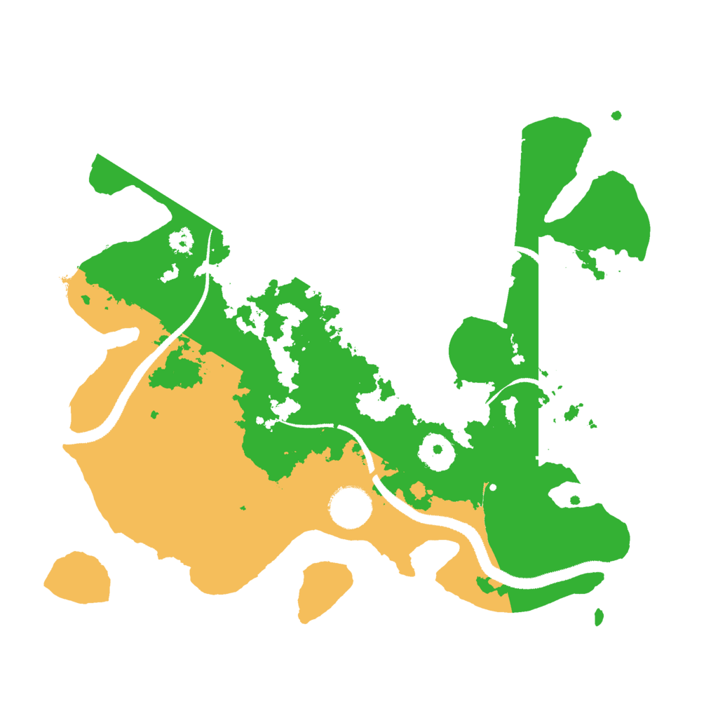 Biome Rust Map: Procedural Map, Size: 3000, Seed: 918340304