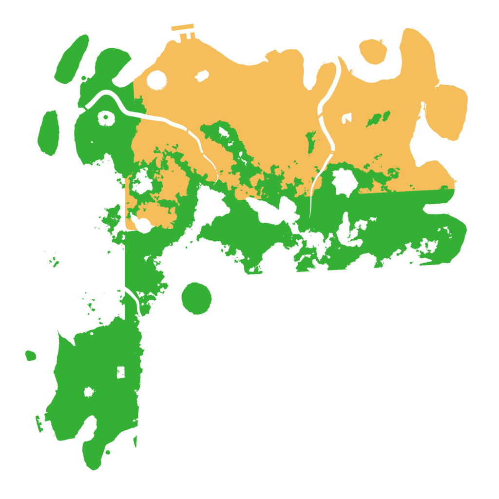 Biome Rust Map: Procedural Map, Size: 4500, Seed: 274313345