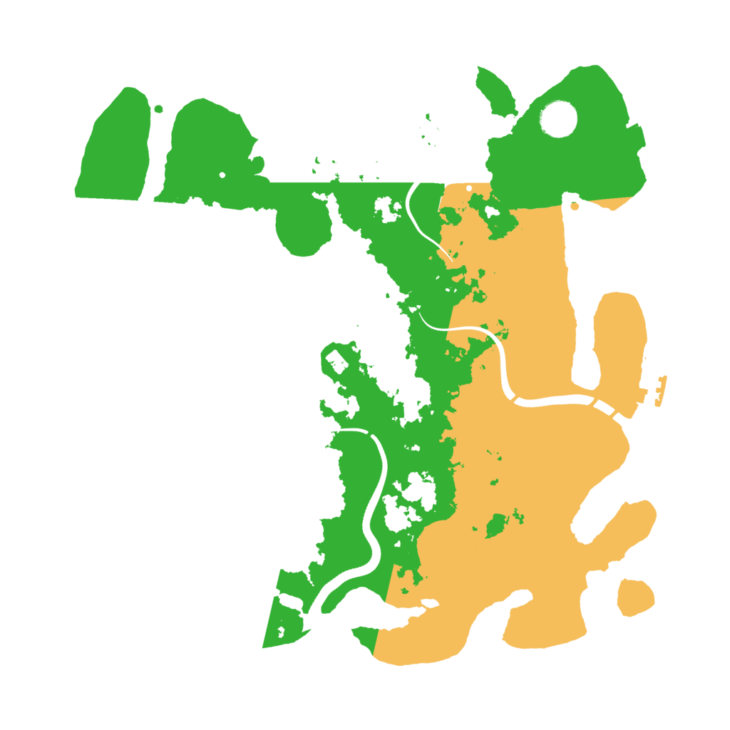 Biome Rust Map: Procedural Map, Size: 3500, Seed: 278039582