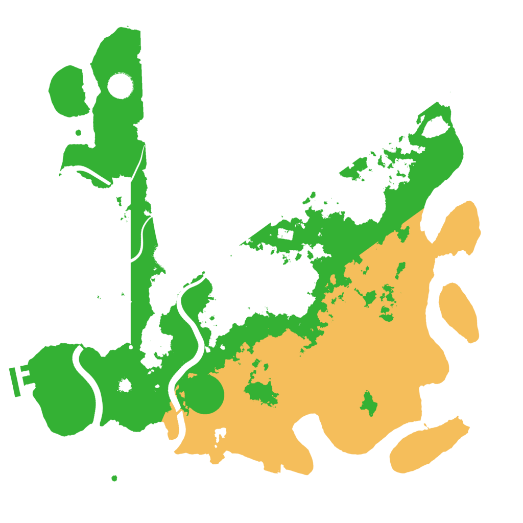 Biome Rust Map: Procedural Map, Size: 3600, Seed: 44718988