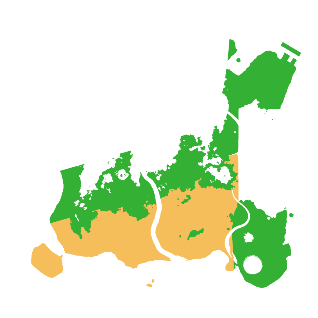 Biome Rust Map: Procedural Map, Size: 3000, Seed: 14083