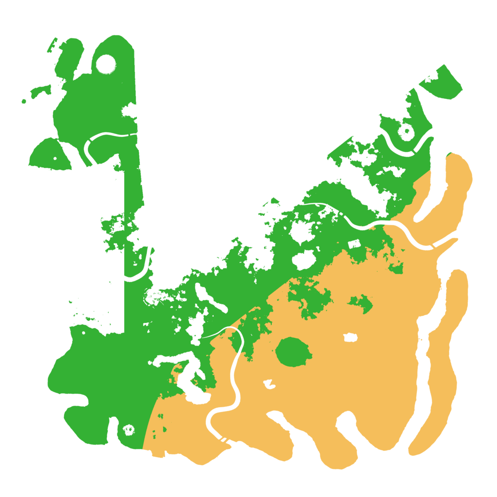 Biome Rust Map: Procedural Map, Size: 4500, Seed: 92234050