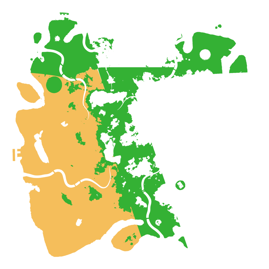 Biome Rust Map: Procedural Map, Size: 4500, Seed: 660093181