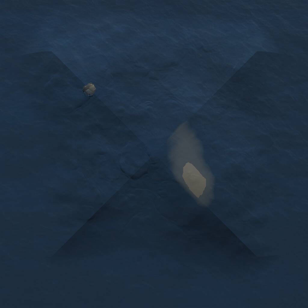 Rust Map: Procedural Map, Size: 1000, Seed: 55456454, 1 Monuments