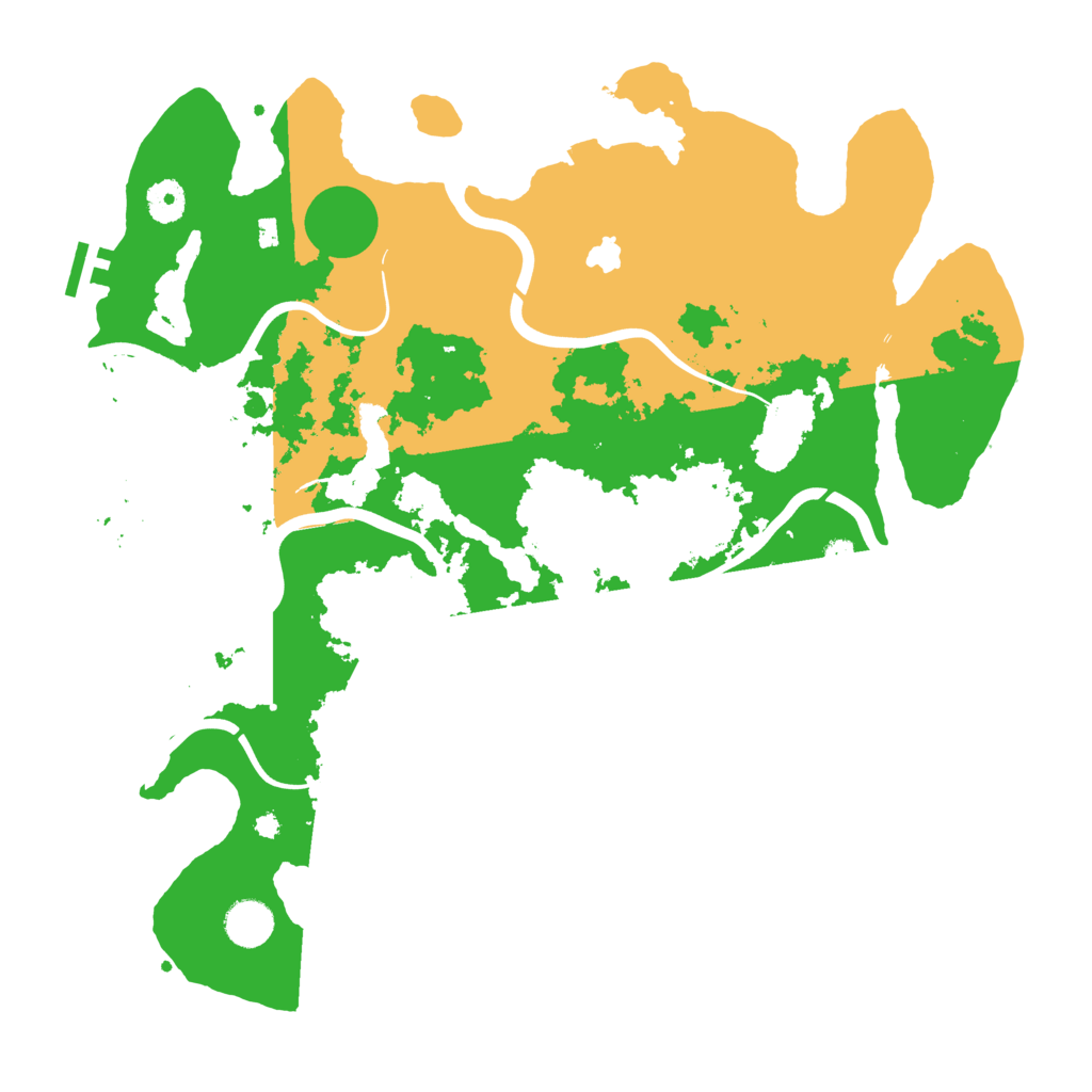 Biome Rust Map: Procedural Map, Size: 4000, Seed: 157384