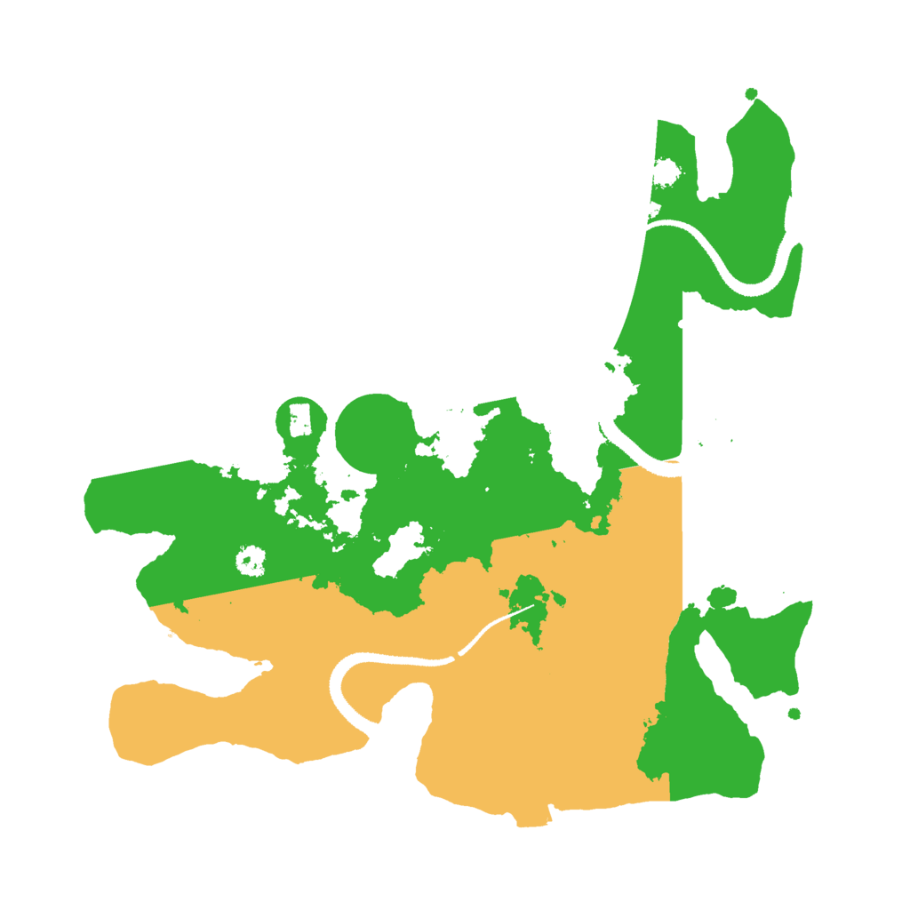 Biome Rust Map: Procedural Map, Size: 3000, Seed: 1674433236