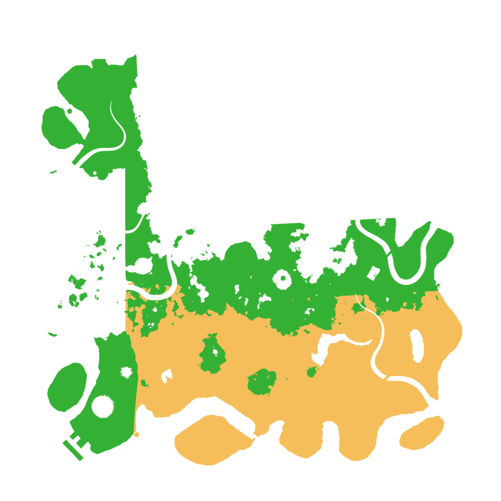 Biome Rust Map: Procedural Map, Size: 4000, Seed: 23279