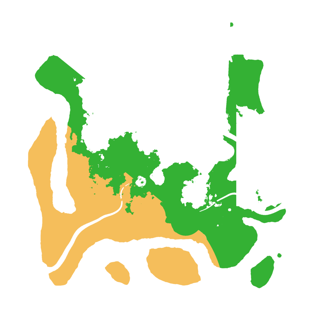 Biome Rust Map: Procedural Map, Size: 3000, Seed: 1072492794