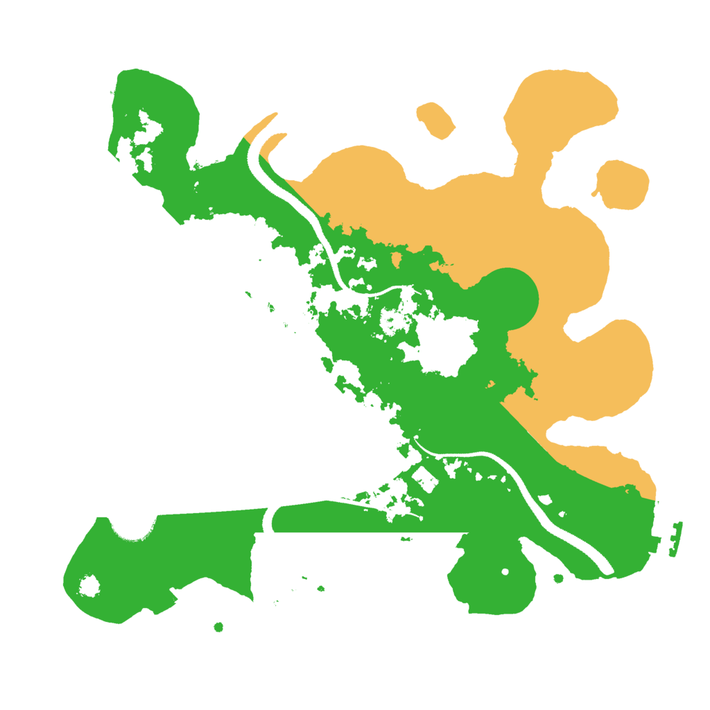 Biome Rust Map: Procedural Map, Size: 3000, Seed: 659377947