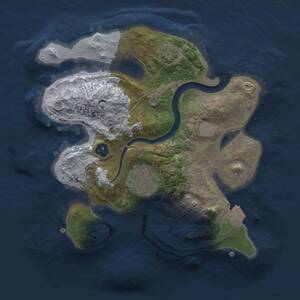Thumbnail Rust Map: Procedural Map, Size: 2250, Seed: 2028468412, 4 Monuments