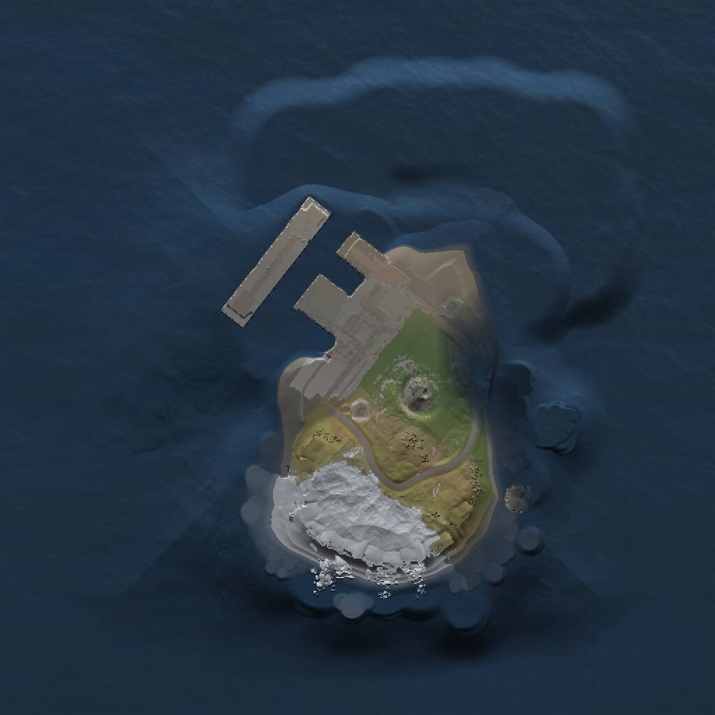 Rust Map: Procedural Map, Size: 1000, Seed: 31578, 2 Monuments