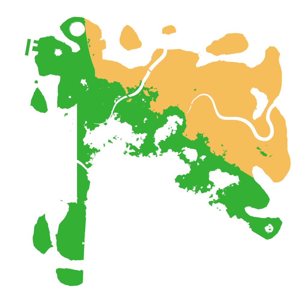 Biome Rust Map: Procedural Map, Size: 3750, Seed: 124167793