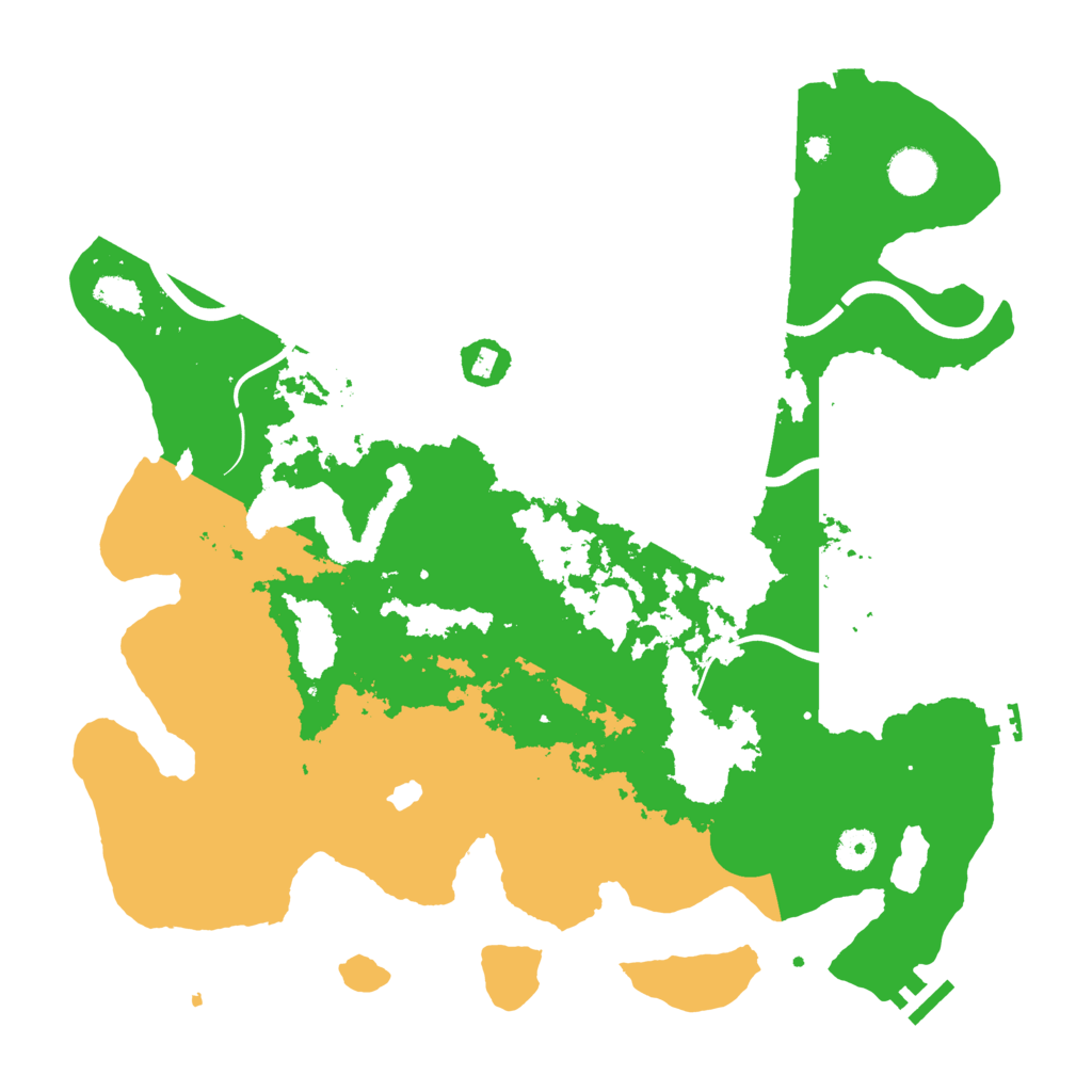 Biome Rust Map: Procedural Map, Size: 4000, Seed: 1607411315