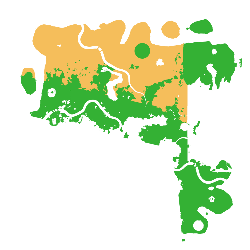 Biome Rust Map: Procedural Map, Size: 4250, Seed: 206586300