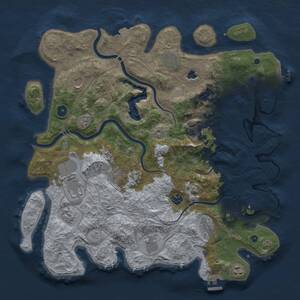 Thumbnail Rust Map: Procedural Map, Size: 4250, Seed: 206586300, 17 Monuments