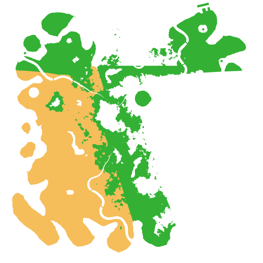 Biome Rust Map: Procedural Map, Size: 4500, Seed: 3543681