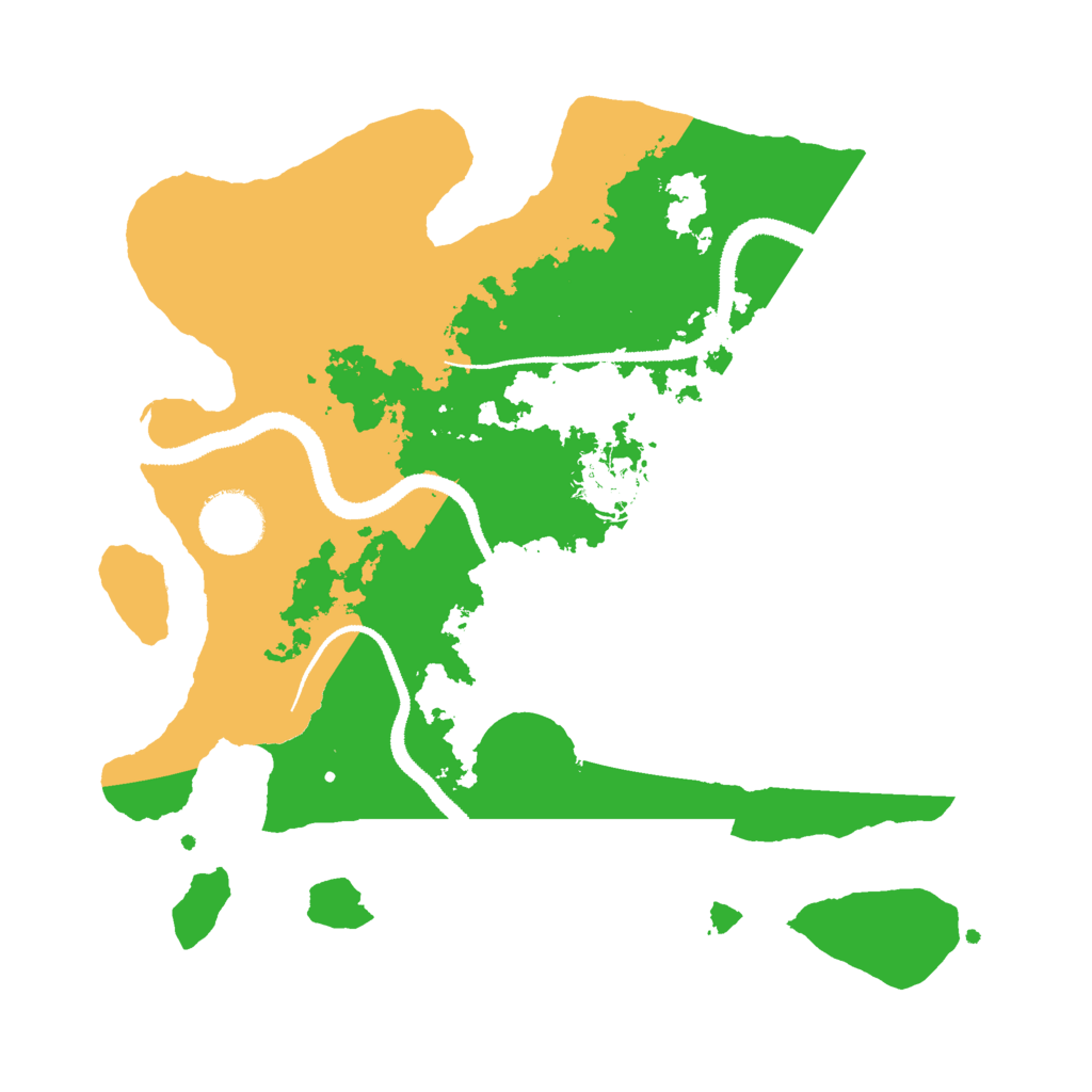 Biome Rust Map: Procedural Map, Size: 3000, Seed: 44531471