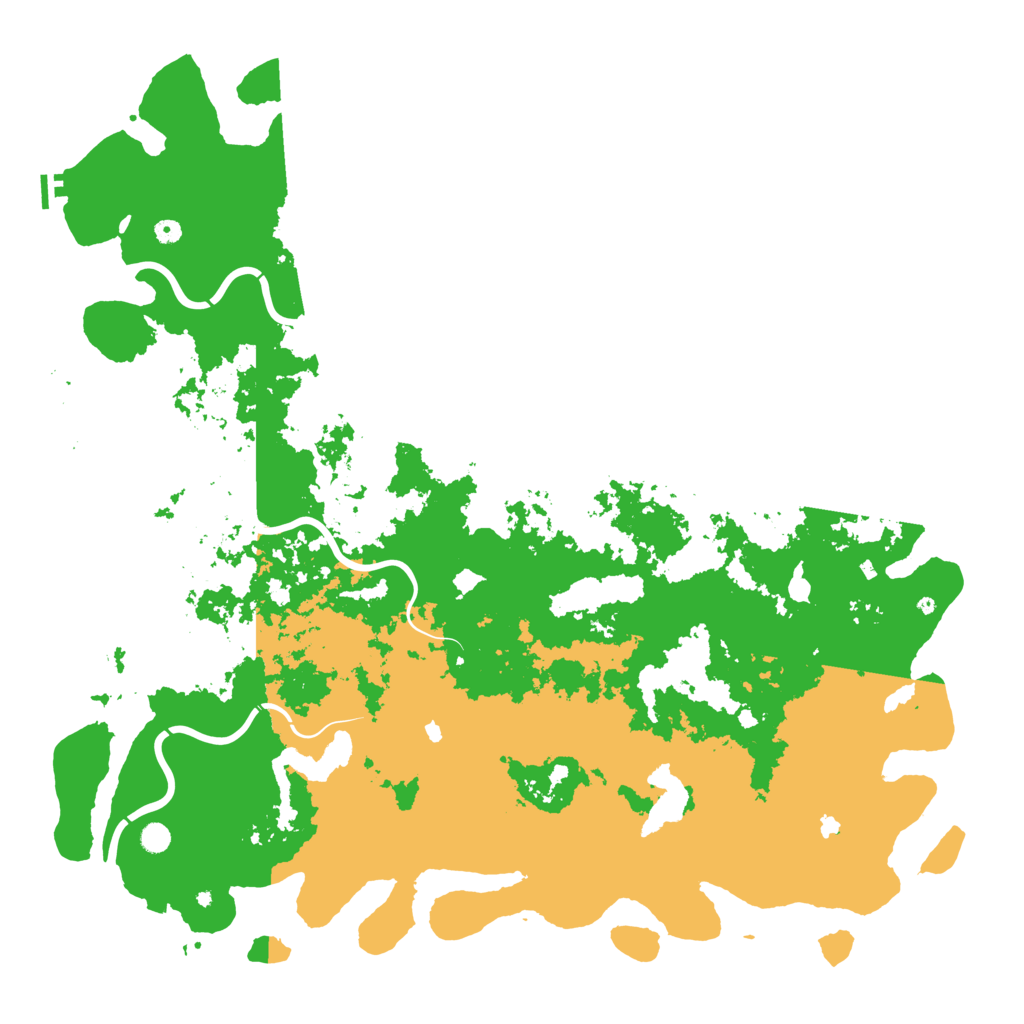 Biome Rust Map: Procedural Map, Size: 6000, Seed: 475820916