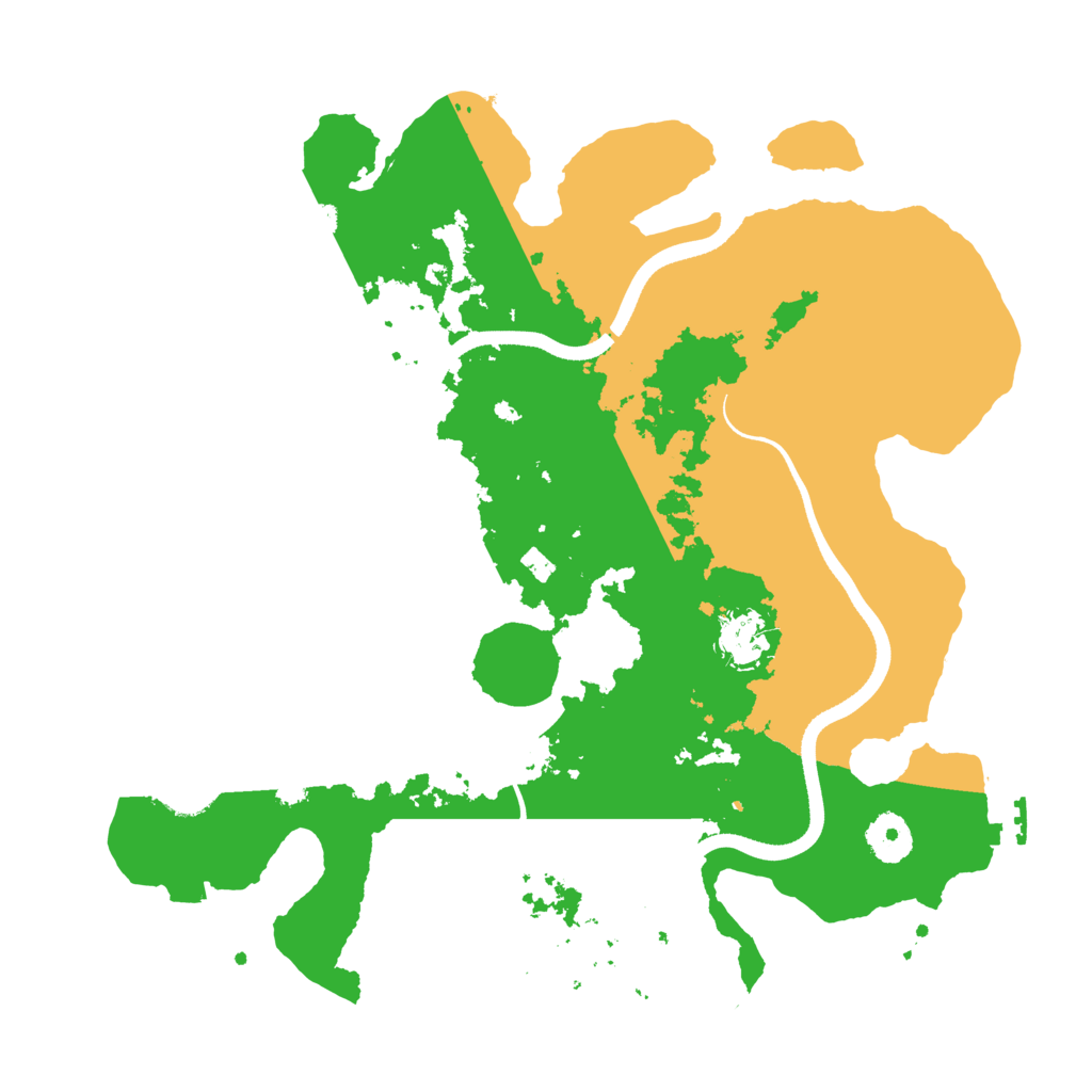 Biome Rust Map: Procedural Map, Size: 3500, Seed: 867112