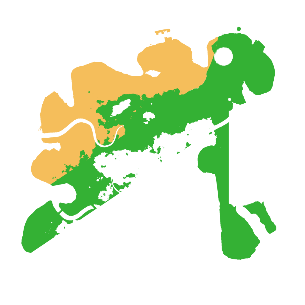 Biome Rust Map: Procedural Map, Size: 3000, Seed: 4807213