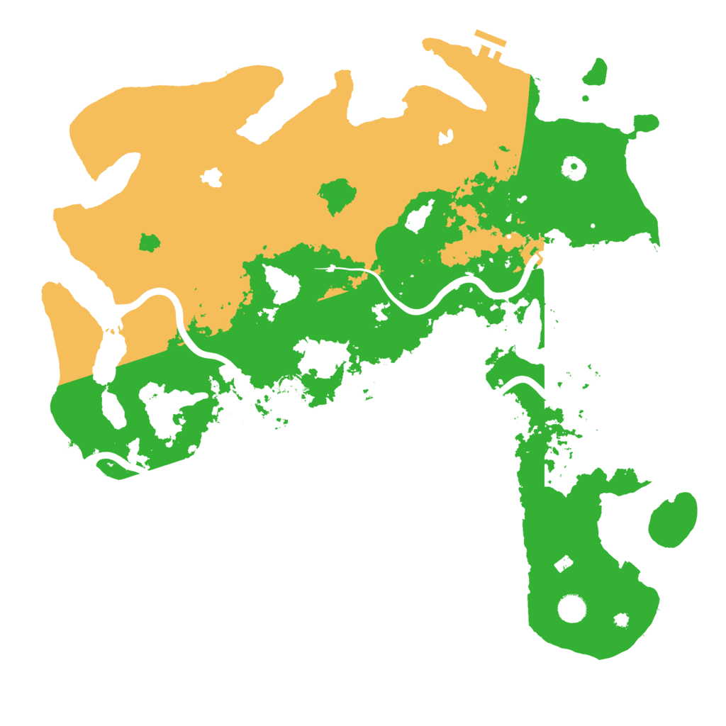 Biome Rust Map: Procedural Map, Size: 4500, Seed: 326008972