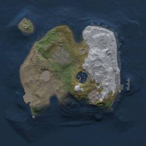 Thumbnail Rust Map: Procedural Map, Size: 2000, Seed: 1786752583, 6 Monuments