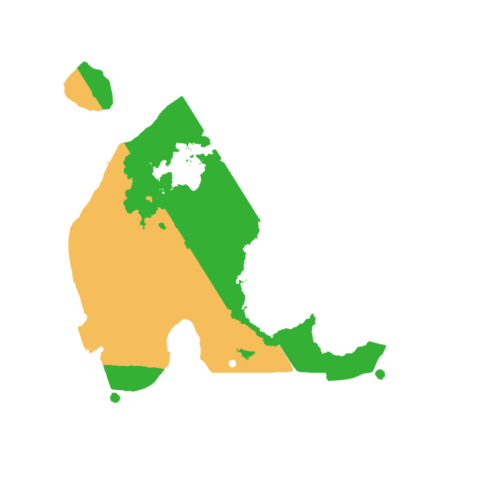 Biome Rust Map: Procedural Map, Size: 2000, Seed: 1786752583