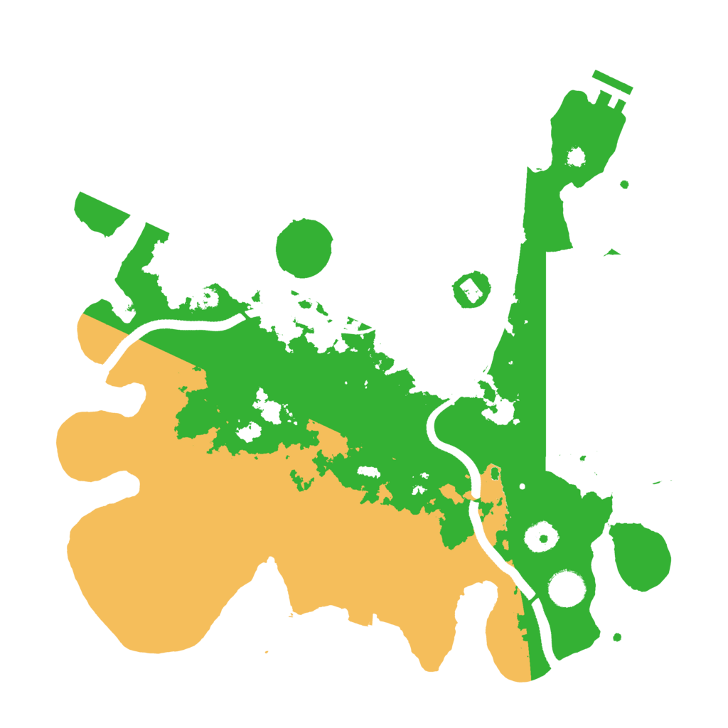 Biome Rust Map: Procedural Map, Size: 3500, Seed: 1273047397